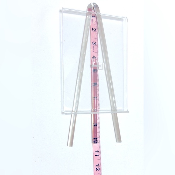 CONTAINER STORE 5”x10” Clear Acrylic Picture Frame Easel Stand - Holds 5x7 Photo - Picture 12 of 12